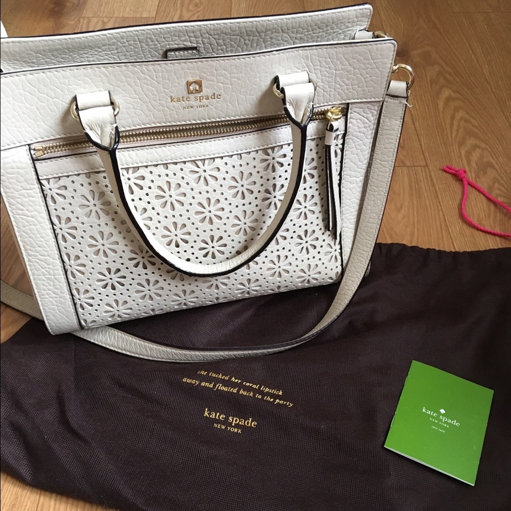 Kate Spade cream colored purse