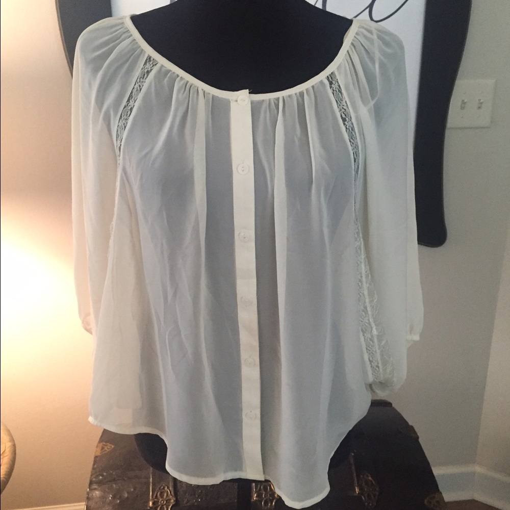 Beautiful lace boho top