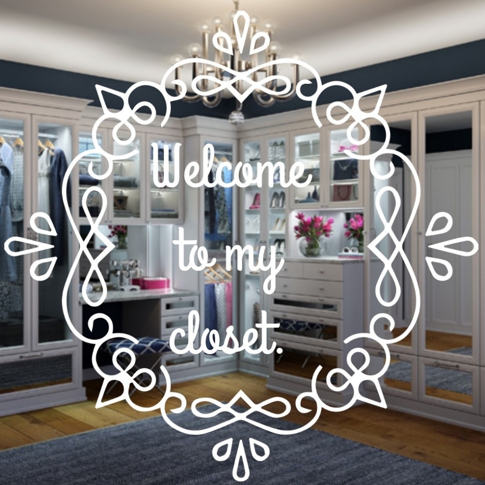 Welcome to my closet!