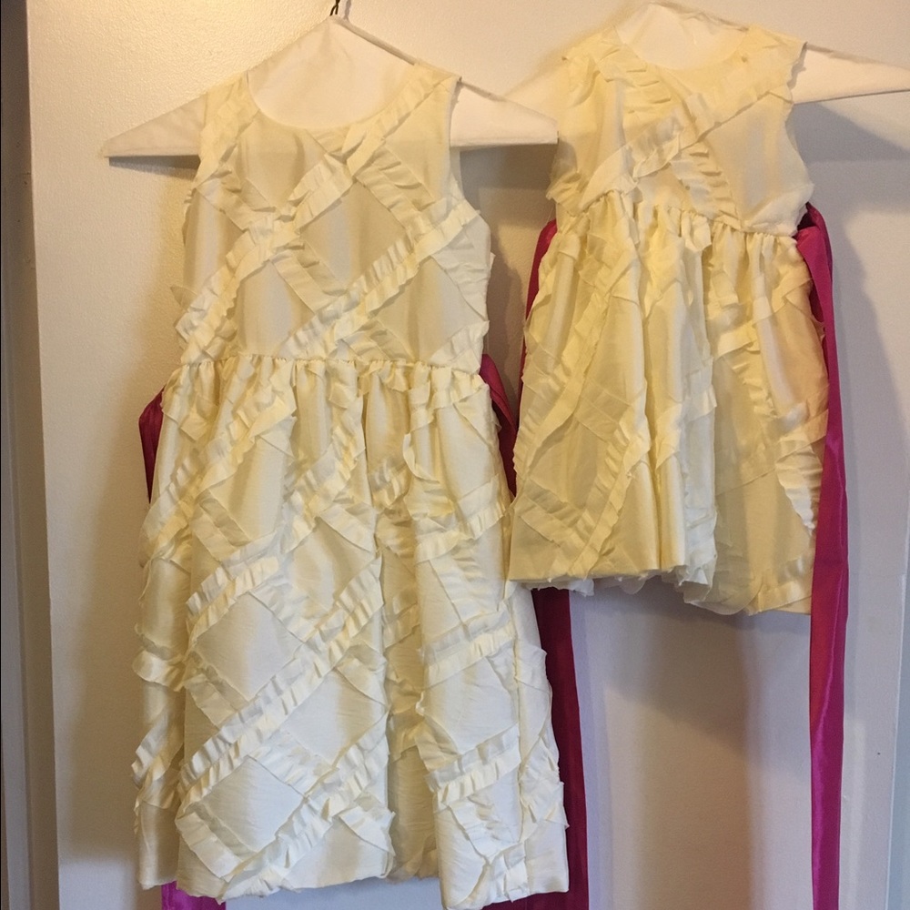 Like new ivory flower girl dresses