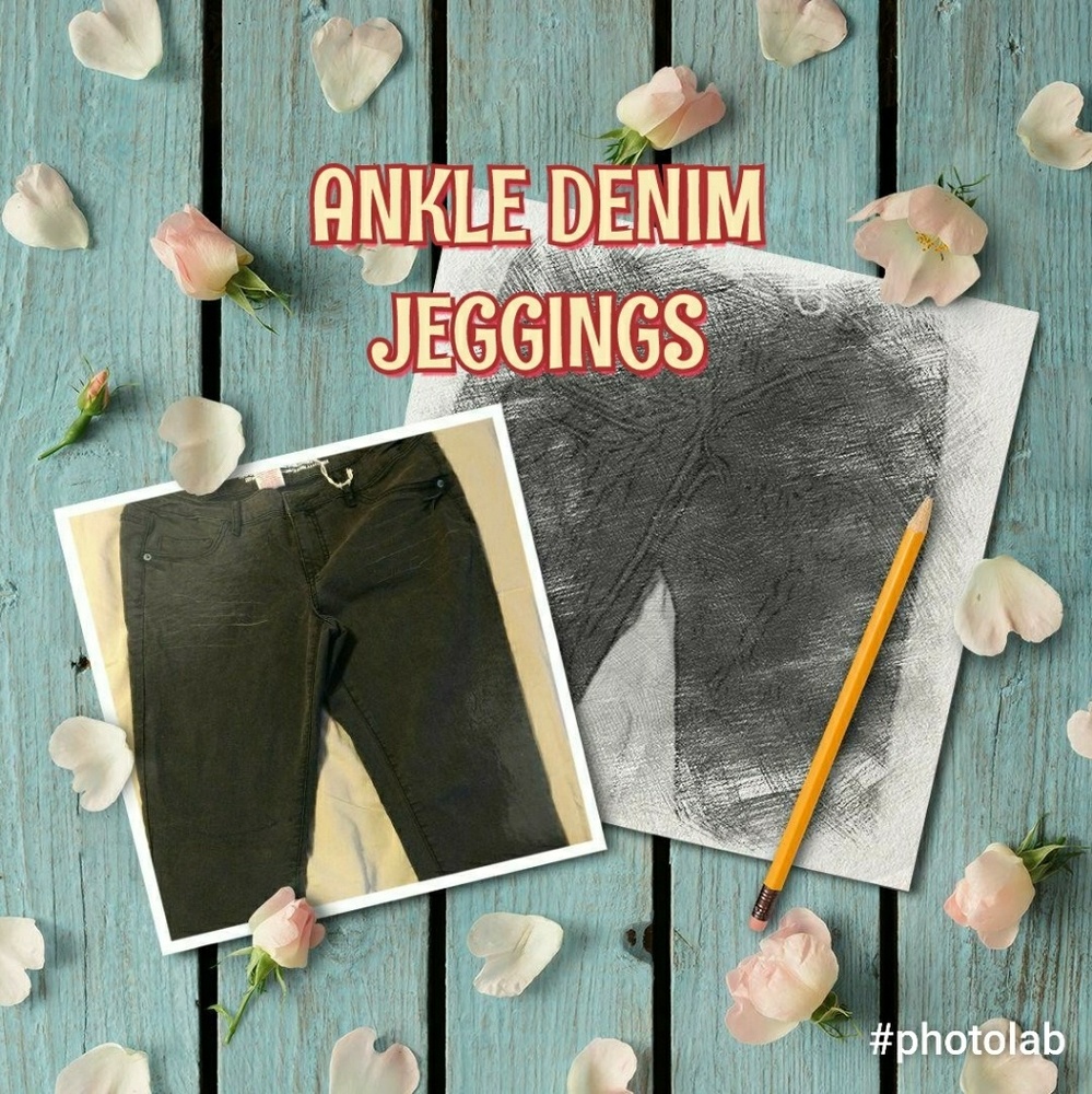 Gray Mossimo Ankle Denim leggings