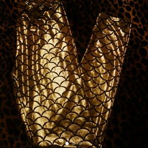 Gold Mermaid Leggings
