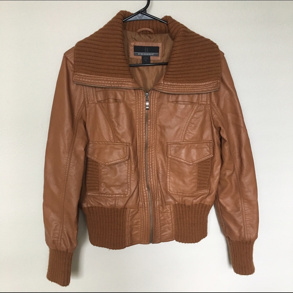 Final Sale 🔥 Brown Flight Jacket By Bernardo