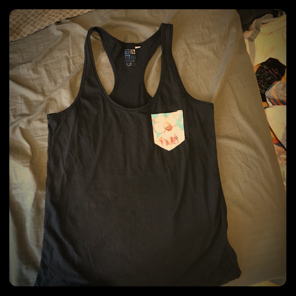 Nollie racerback pocket tank