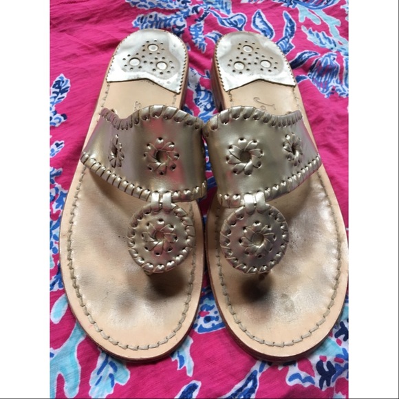 Jack Rogers Shoes - ⬇️On SALE Jack Rogers Platinum Hampton Sandals
