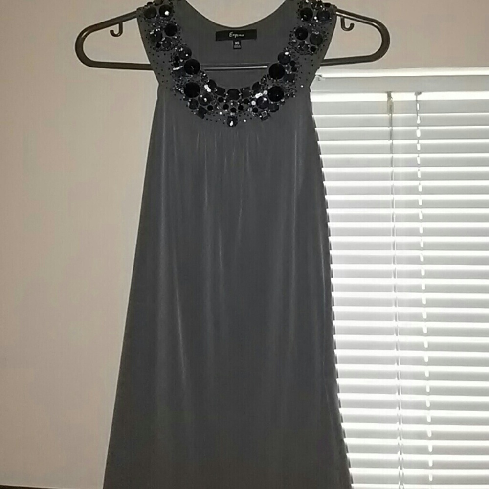 Express Dark Grey Top