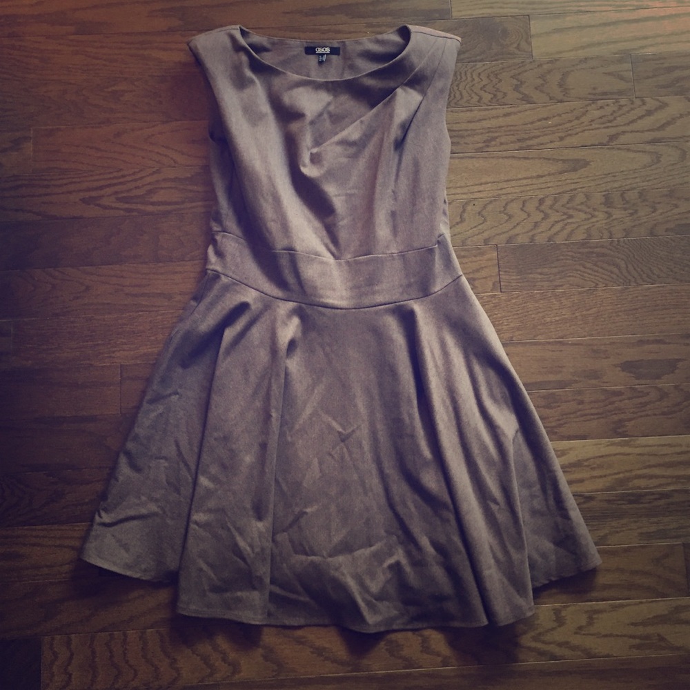 Asos soft grey sleeveless dress