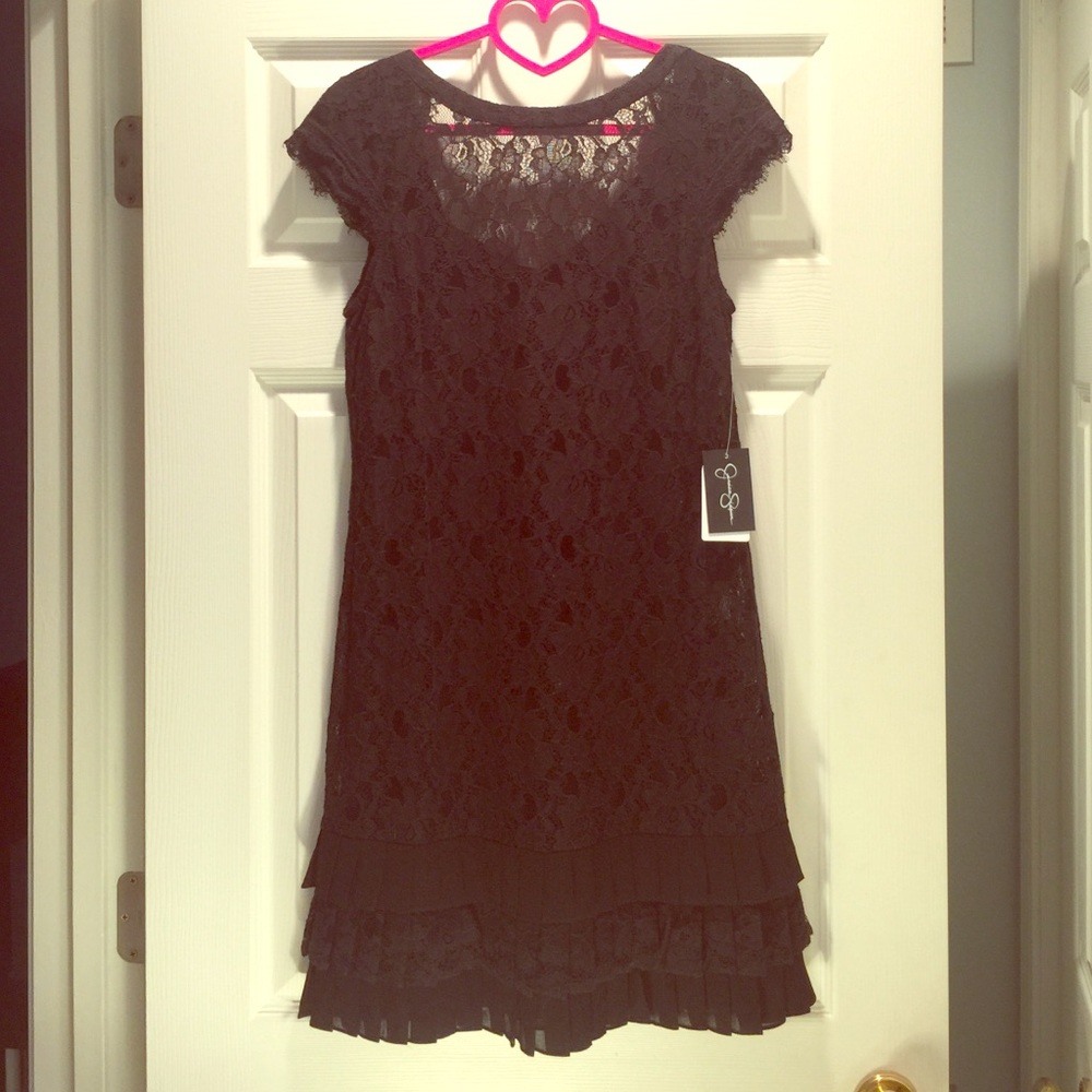 Black lace dress NWT