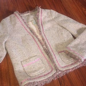 Old Navy Pink Ruffled Blazer