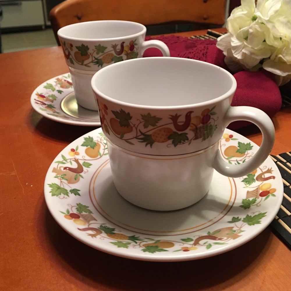 Set of two, China Cup and Saucers
