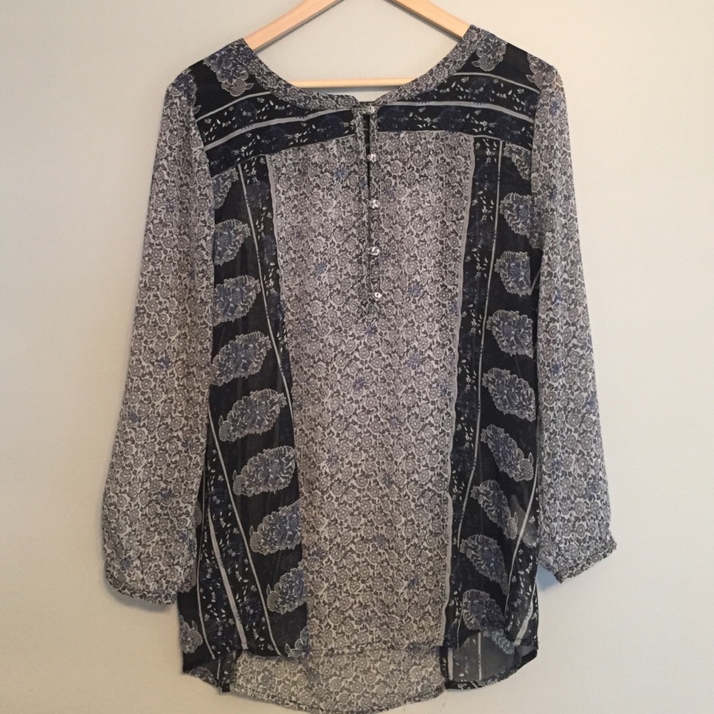 Super Cute Sheer Blouse