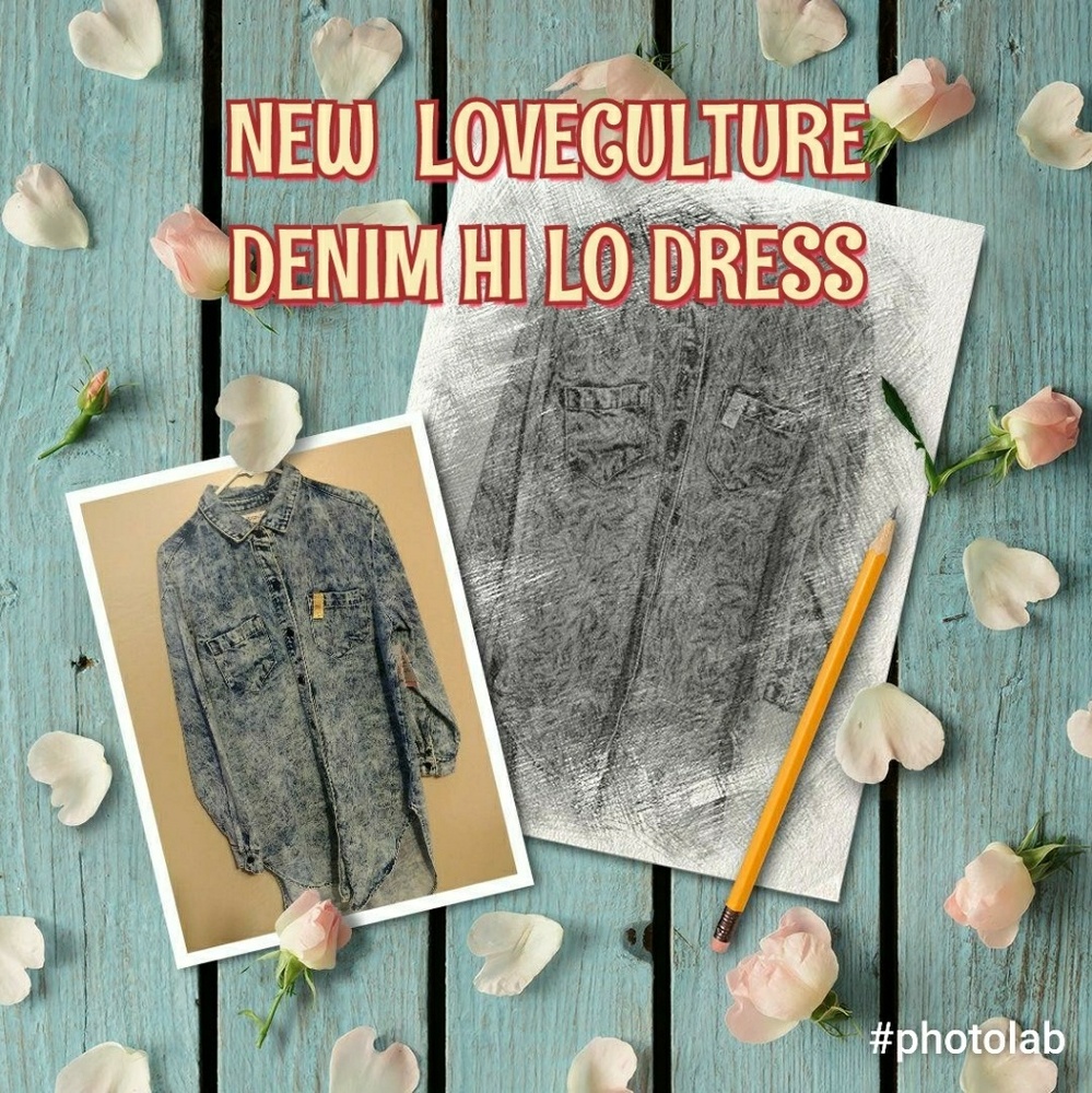 Vibrant Stonewashed Denim Shirt dress