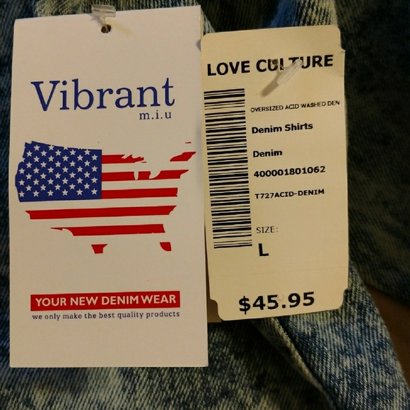 Vibrant Stonewashed Denim Shirt dress - Picture 4 of 6