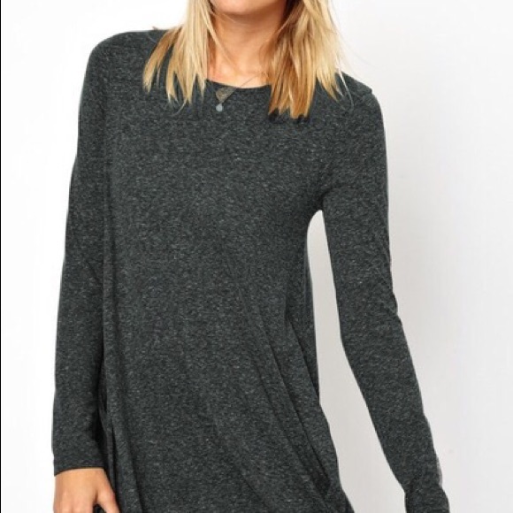 Only 1 left!!! GREAT PRICE!Soft,Grey T Shirt Dress - Picture 4 of 5