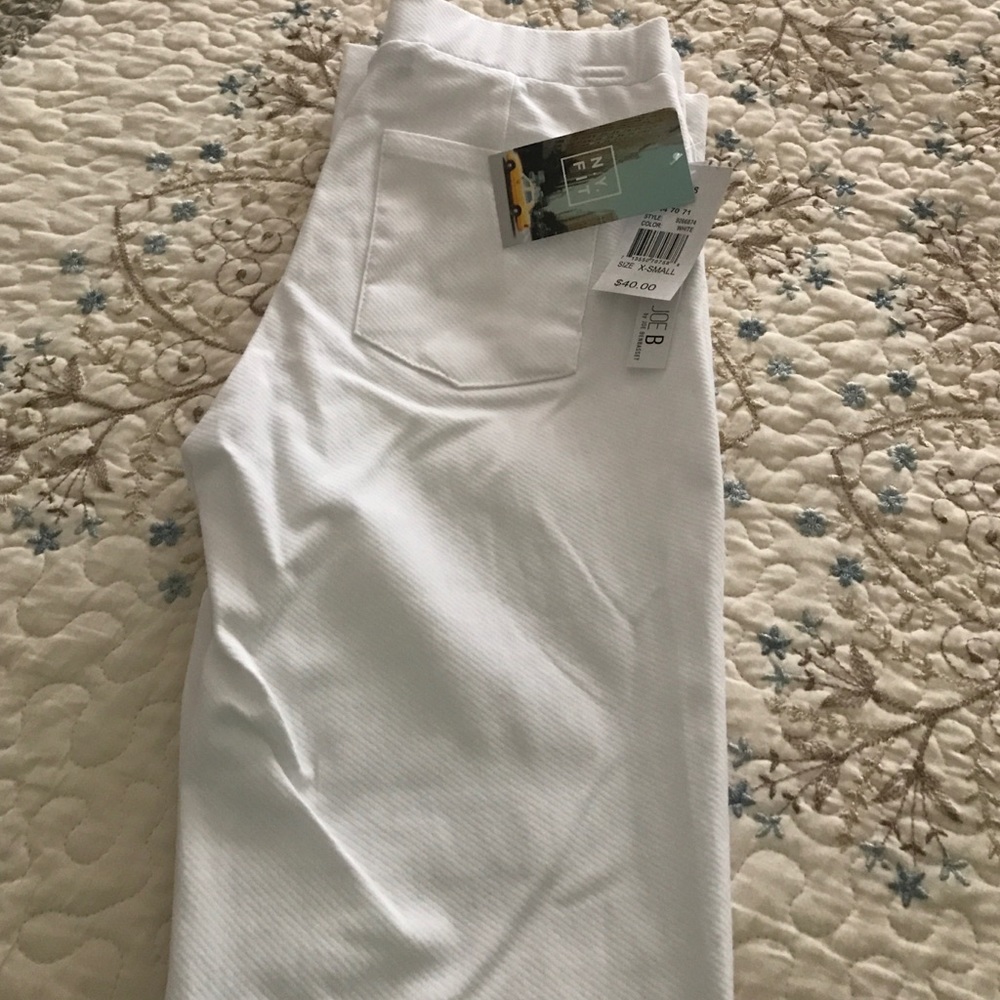 Boot cut elastic waistband slacks