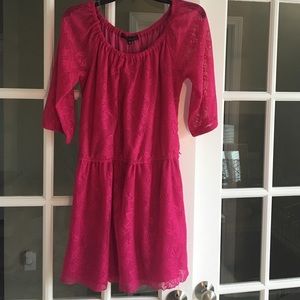 Heart Soul size medium fuchsia lace dress