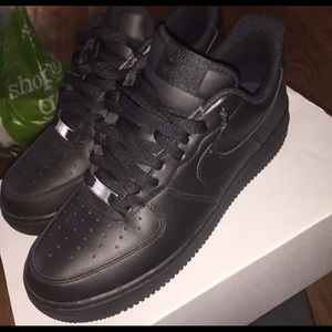 Black Air Force ones WONT BE ABLE TO SHIP WILL1-26
