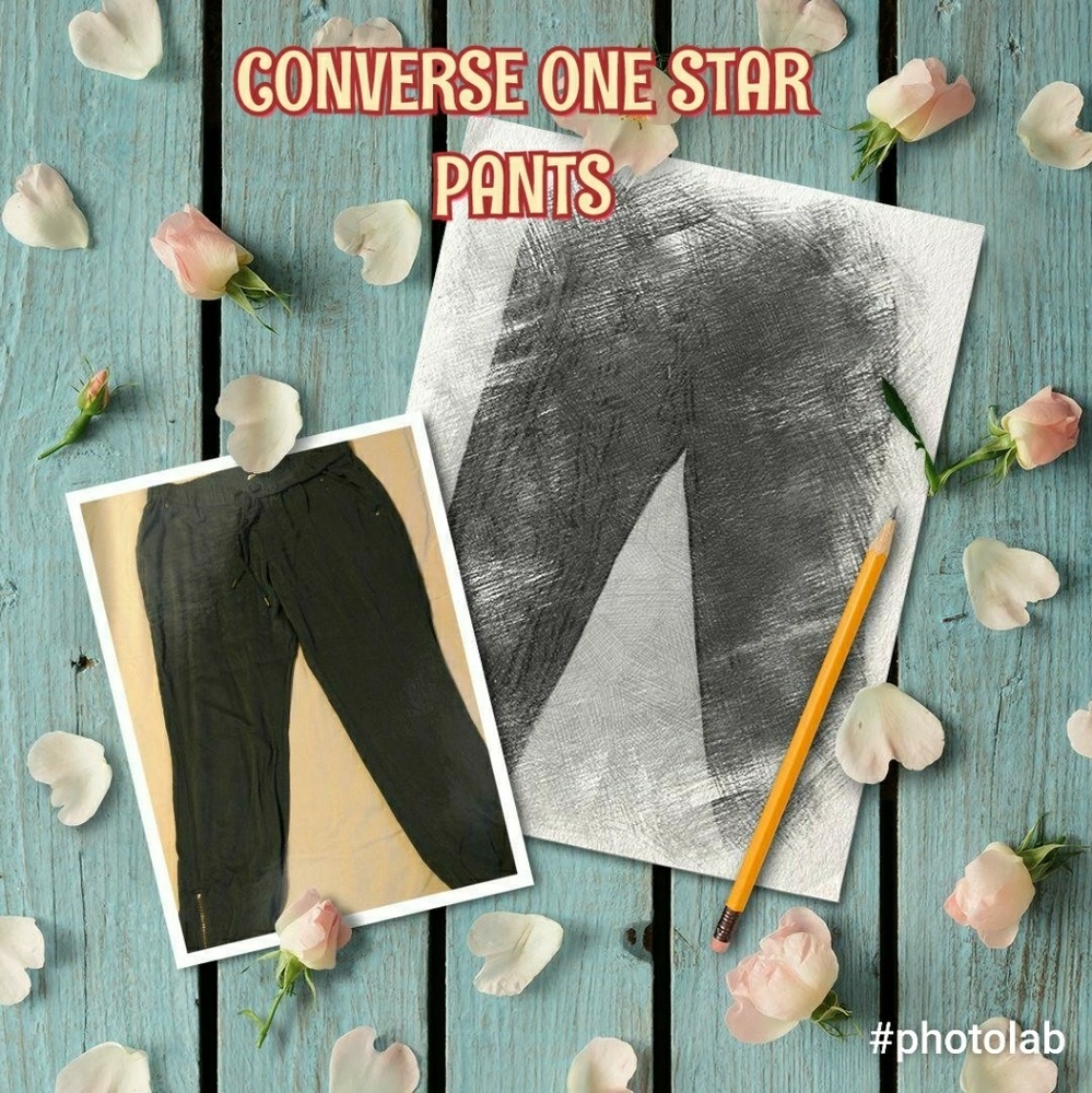 Converse One Star Gray Joggers Size Large