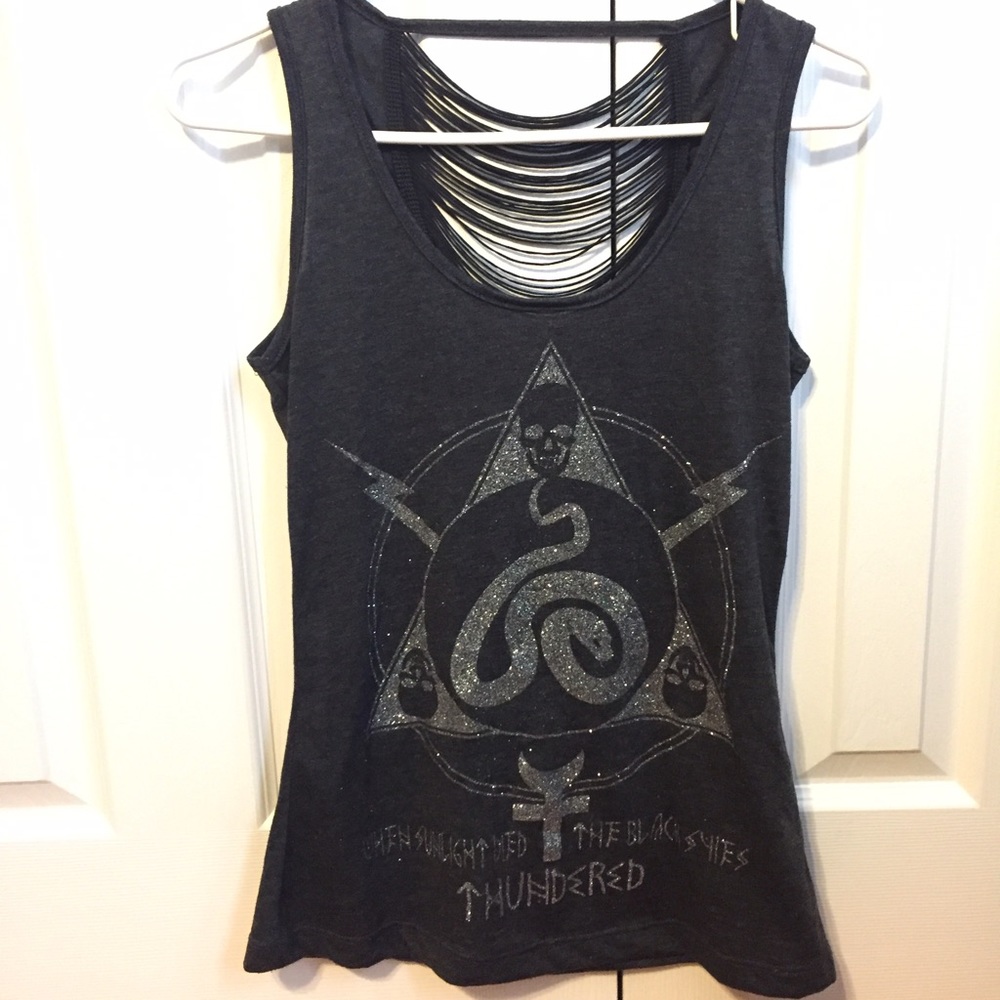 ✨Glitter Occult Open-Back Tank Size XS✨