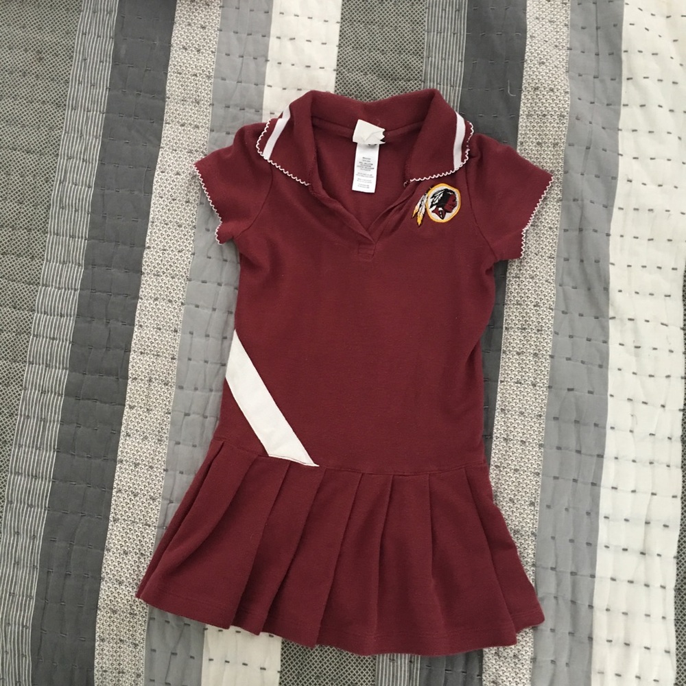 NFL redskin girls dress in 5/6
