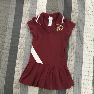 NFL redskin girls dress in 5/6