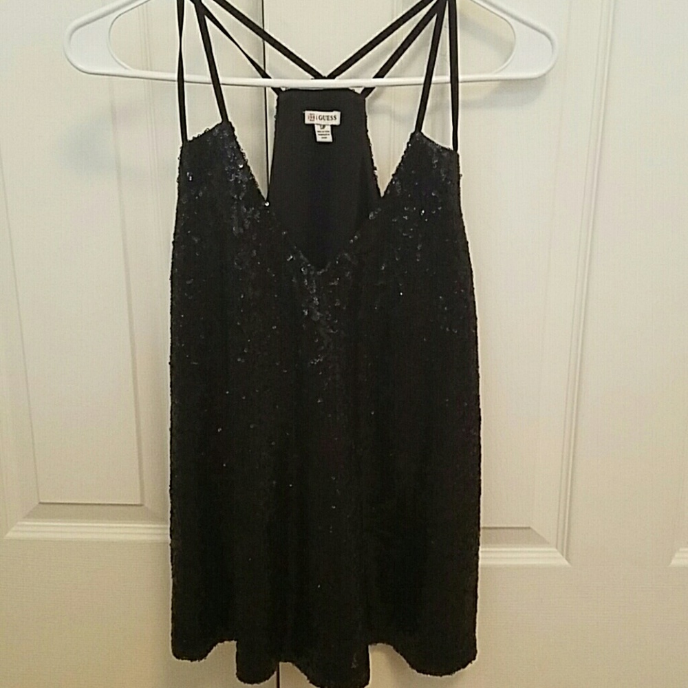 Guess sequin tank