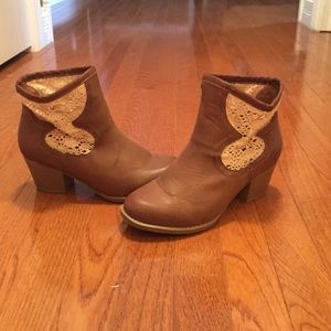 Brown Rampage Booties
