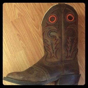 Pair of Justin cowboy boots