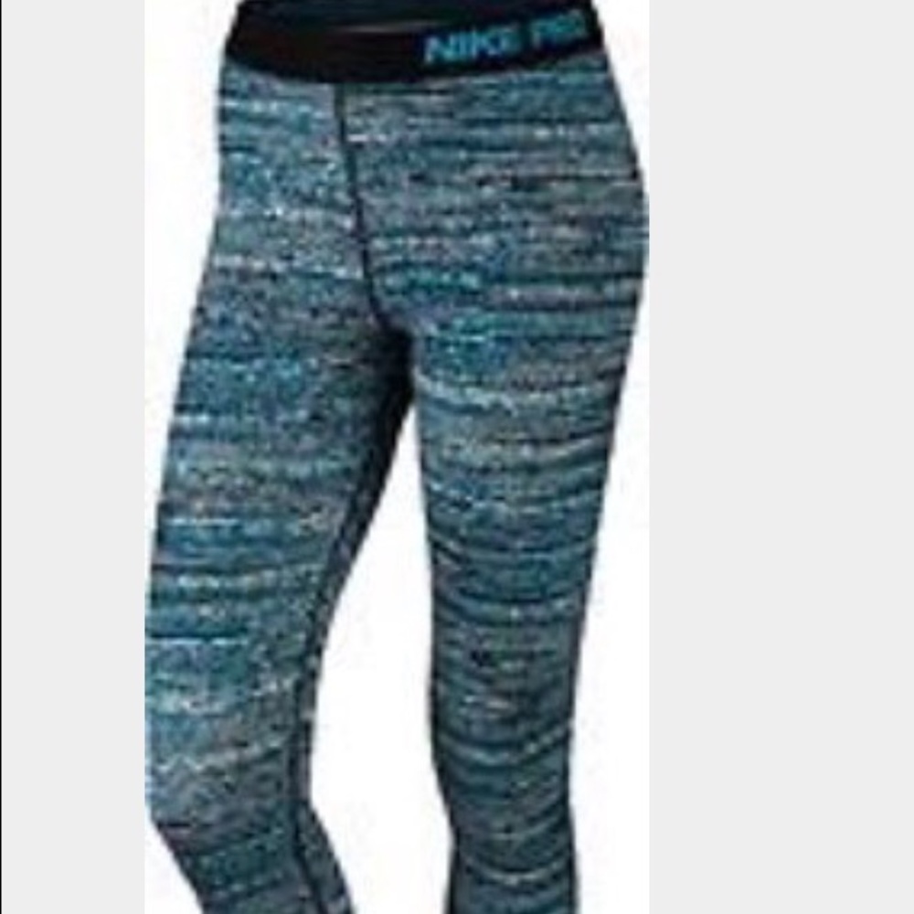 Brand new Nike blue lagoon long tights