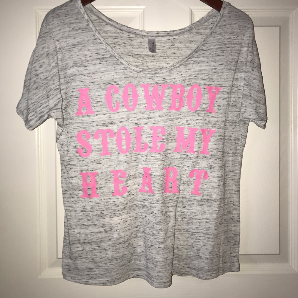 A Cowboy Stole My Heart comfortable shirt