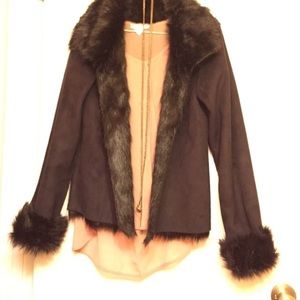 Calvin Klein Winter/Fall Reversible Fur Jacket