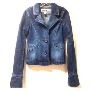 Old Navy Denim Jacket With Long Split Bell Sleeves