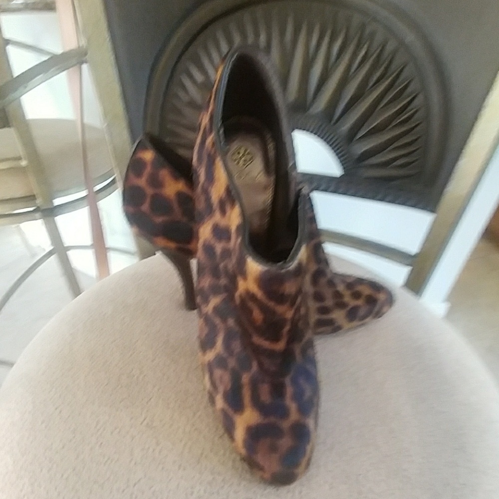 Cheetah Side zip Booties