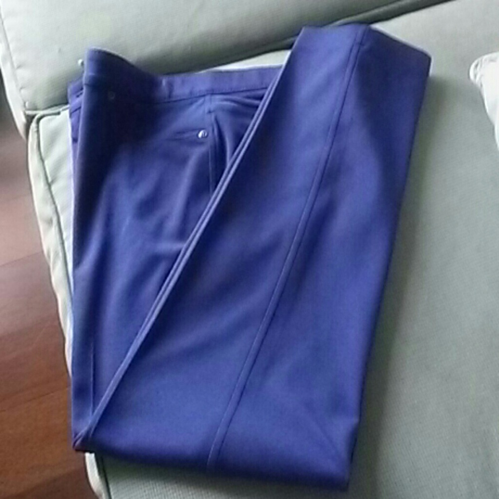 Chicos  blue slacks Size 1 Short