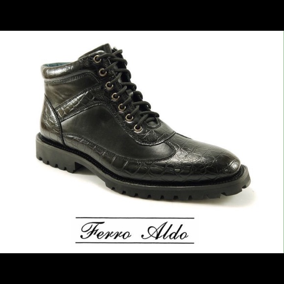Ferro Aldo High Top Lace Up Sneakers Boots main image 2