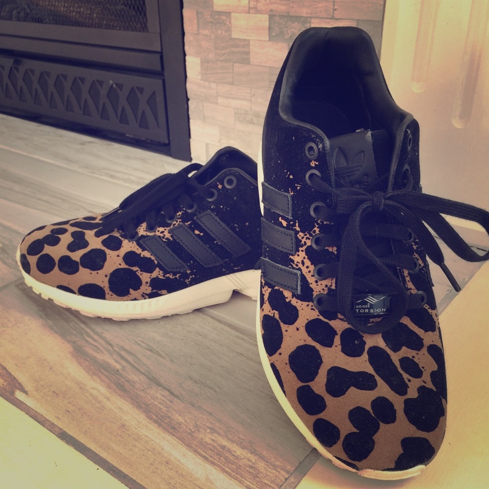 Adidas Torsion Leopard Print Shoe