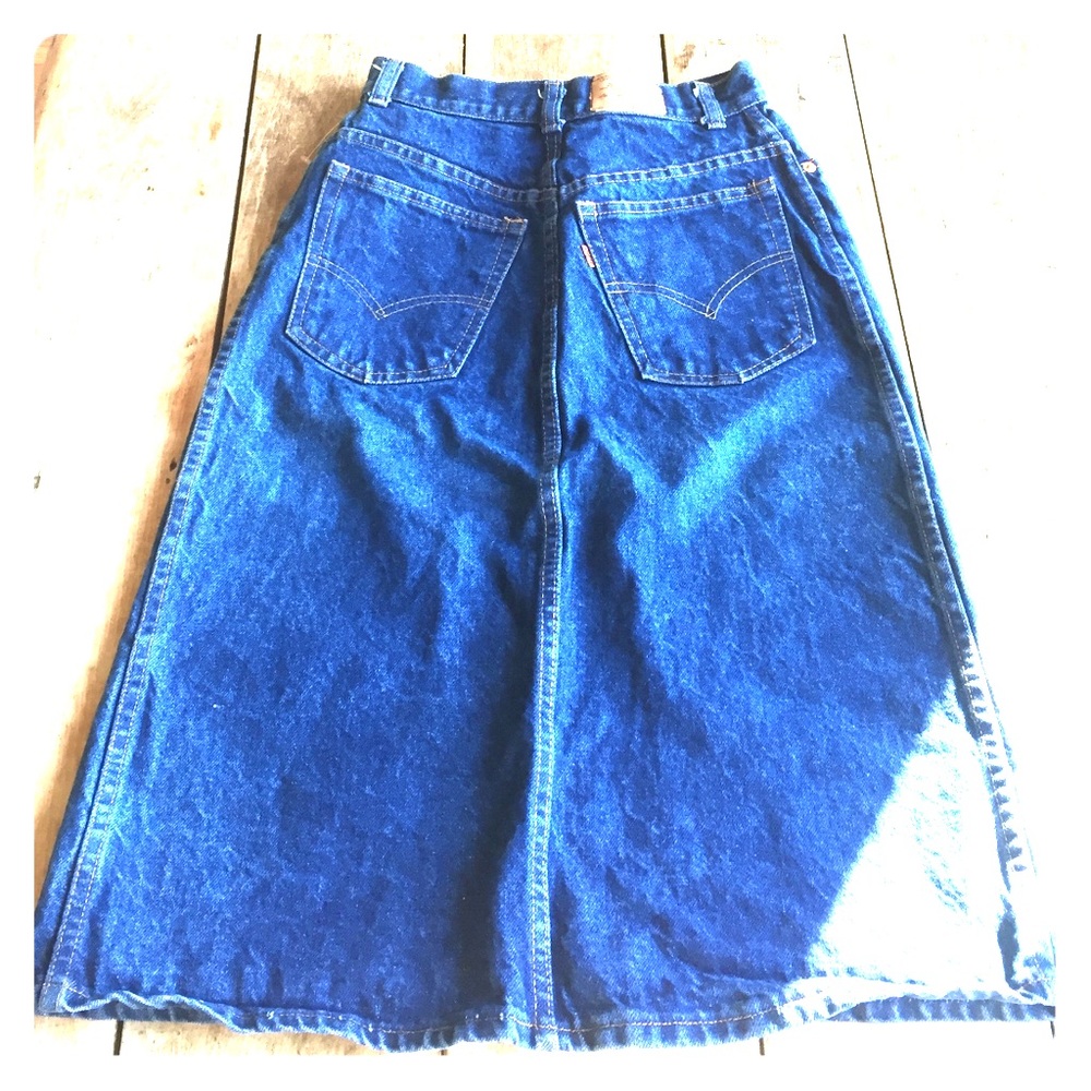 Levi's - vintage high-waist midi skirt