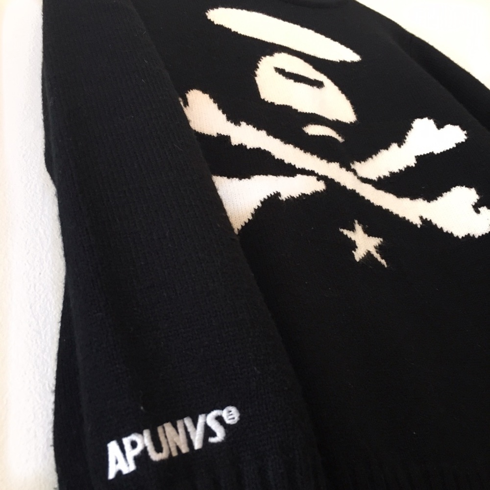 SOLD AUTHENTIC BAPE/AAPE Crossbones Sweater