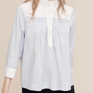 Colorblock 1/2 button down