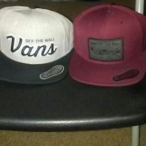 Two vans hats off the Wall