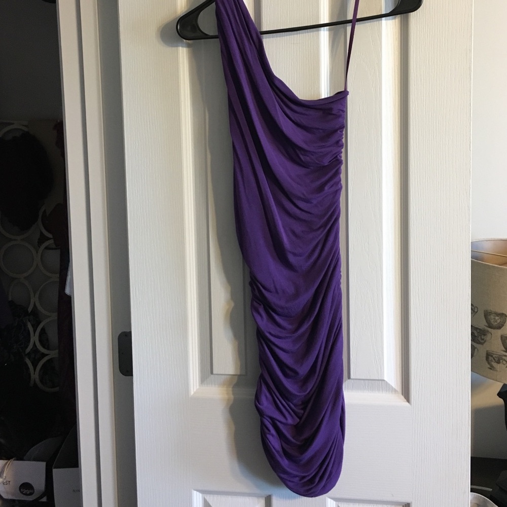 Tart One Shoulder Ruched Body Dress