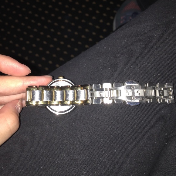 Bulova watch with real diamonds around the face