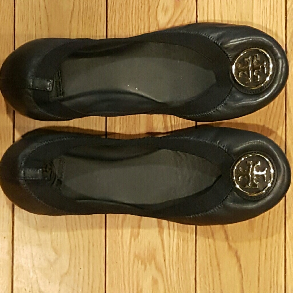 Navy Tory Burch flats