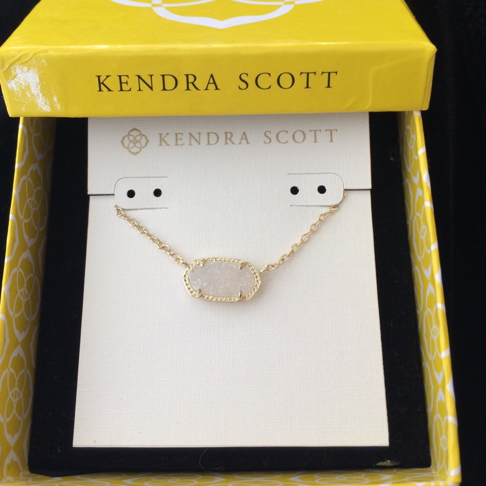 Kendra Scott Elisa Necklace in Iridescent Drusy