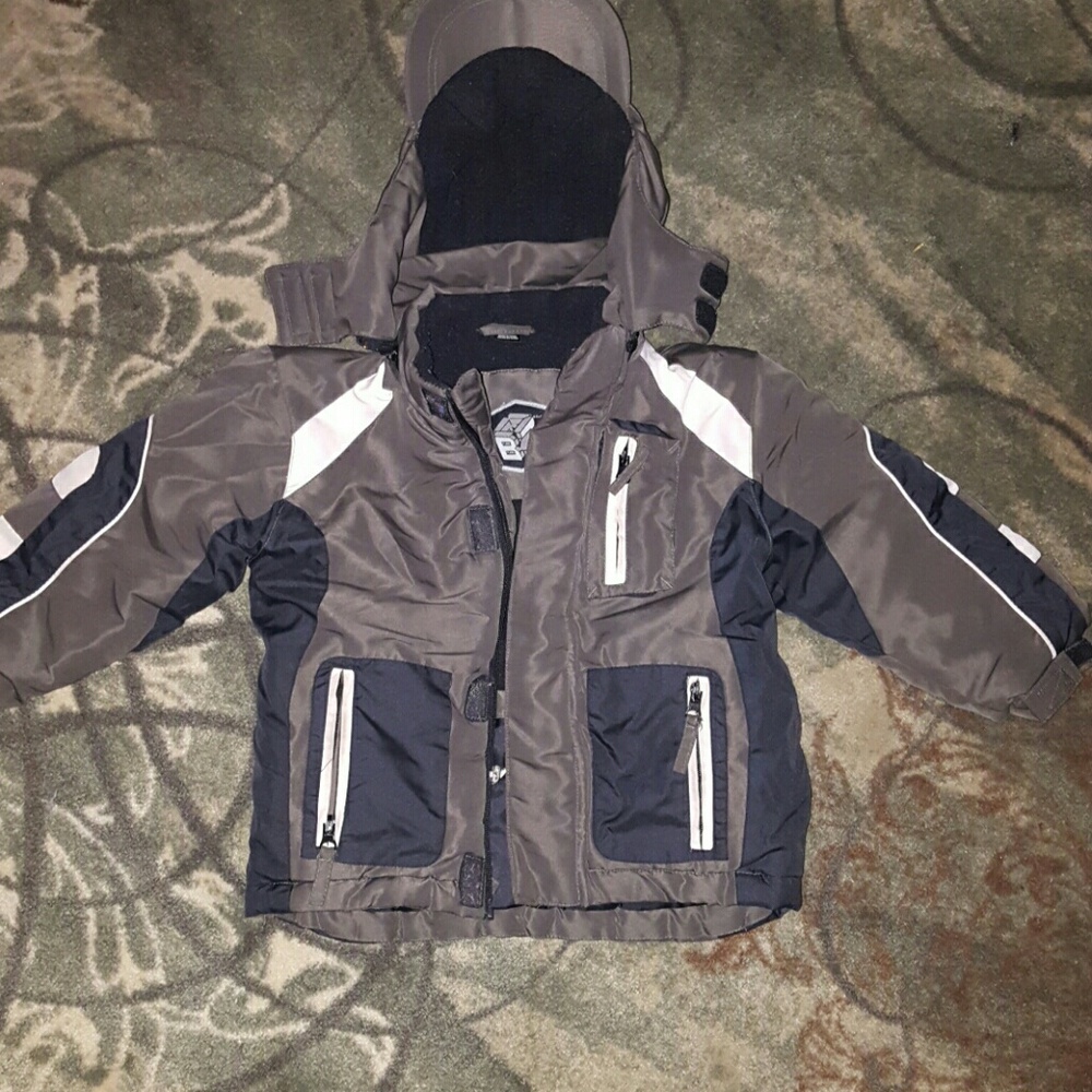 toddler winter jacket hooded size 4t