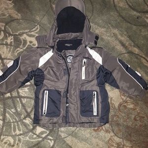 toddler winter jacket hooded size 4t