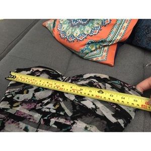 BCBGMAXAZRIA floral gown