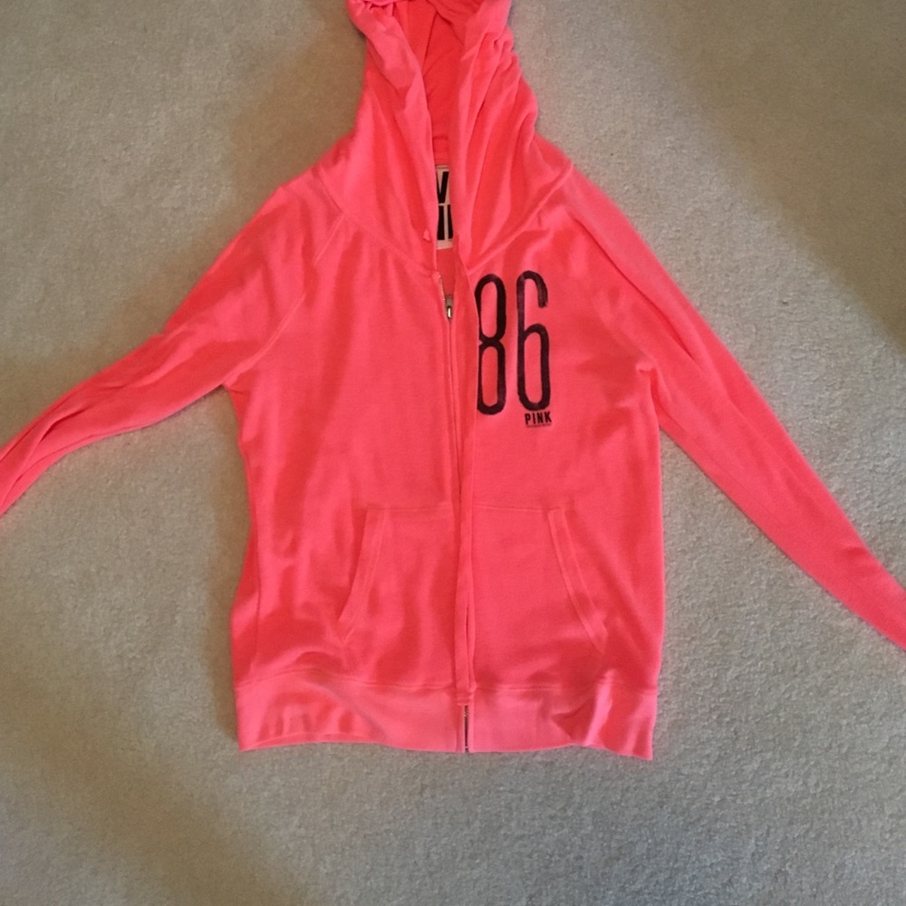 Pink zip up