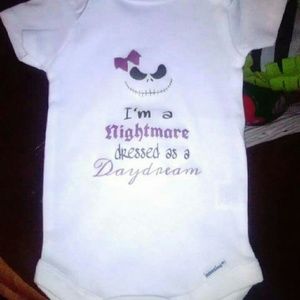 Baby One piece. Nightmare Before Christmas.