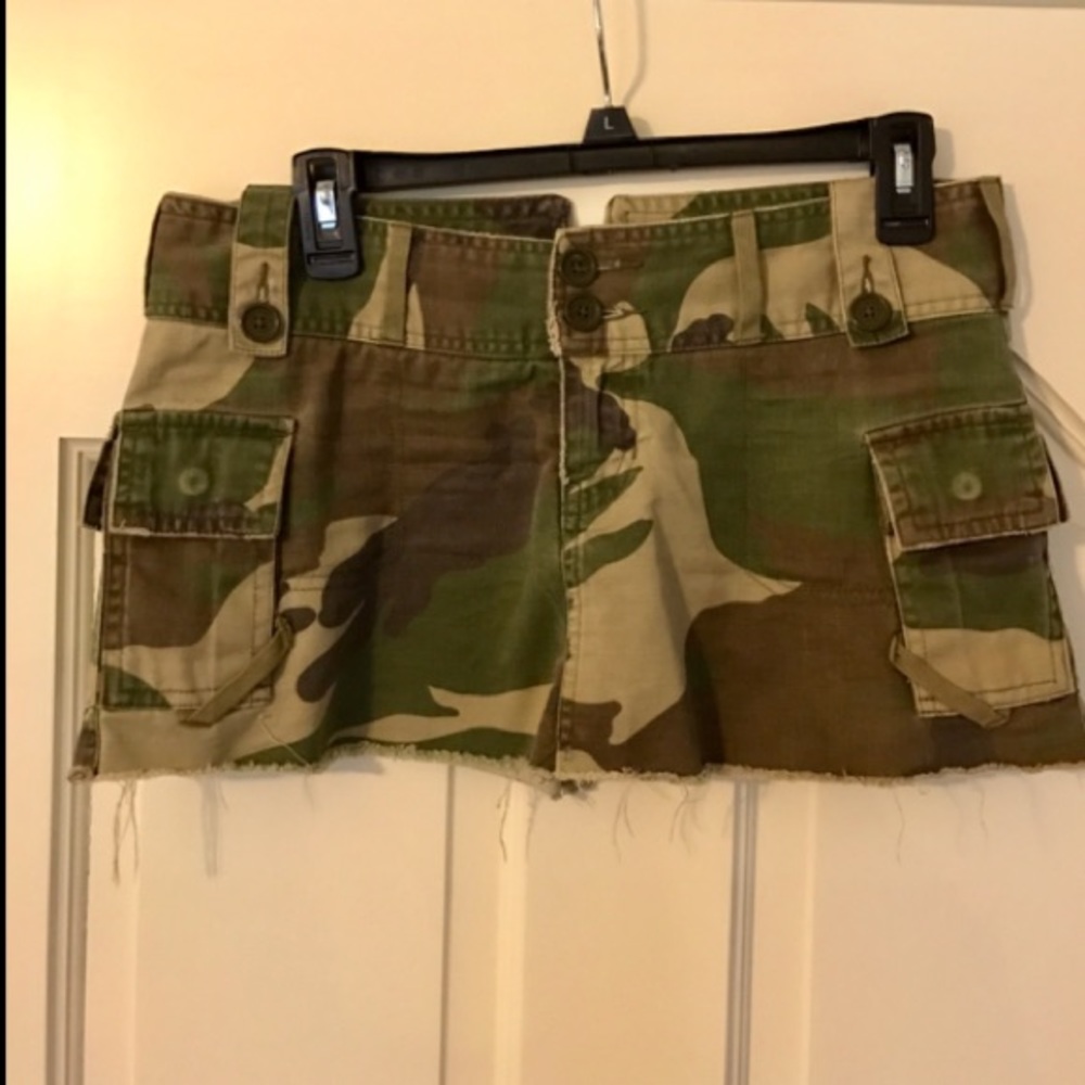 Cargo Camouflage Skirt